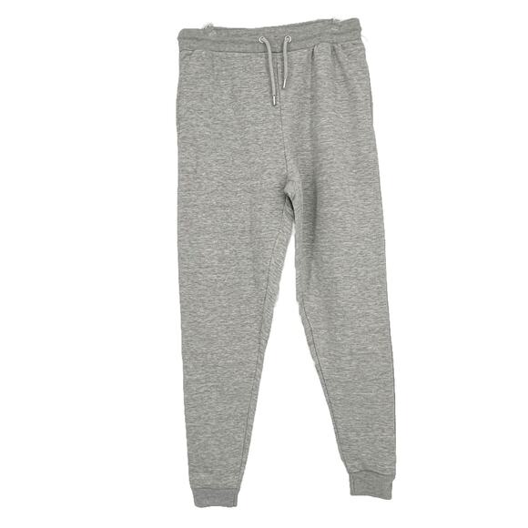 Boohoo Man Basic Skinny Fit Fleece Jogger in Grey Size Medium - Picture 3 of 7
